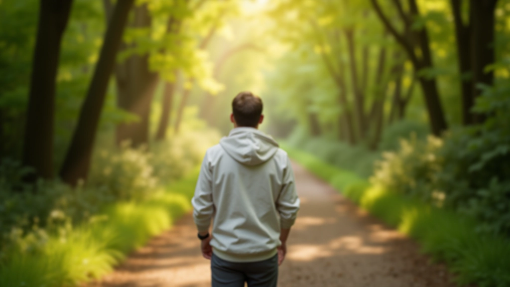 Person in reflective moment moving forward emotionally