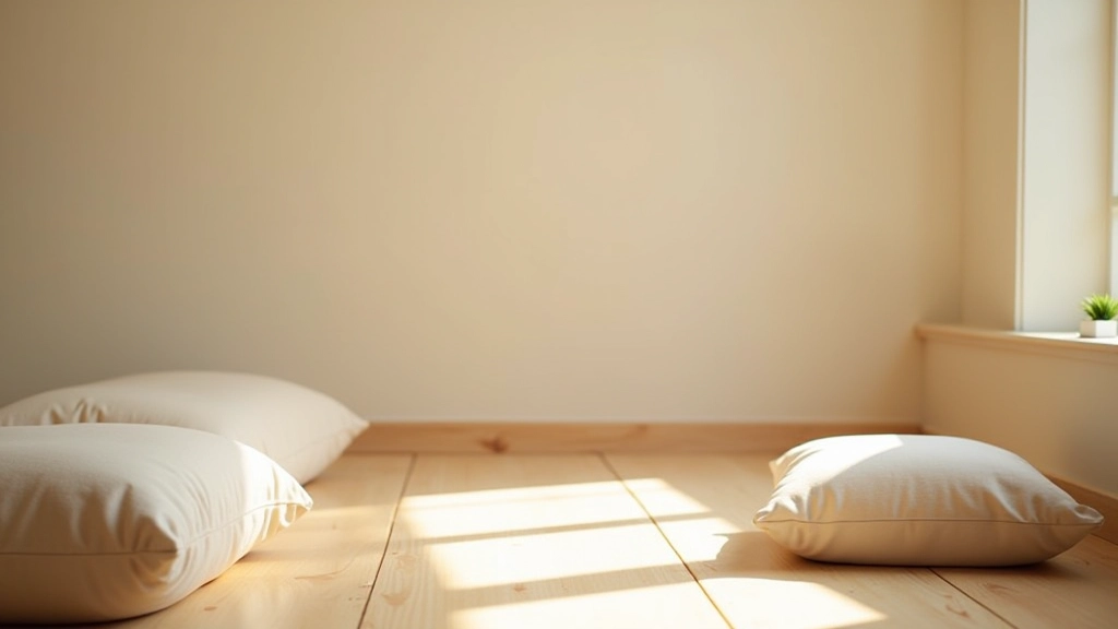 Peaceful meditation and reflection space for forgiveness work